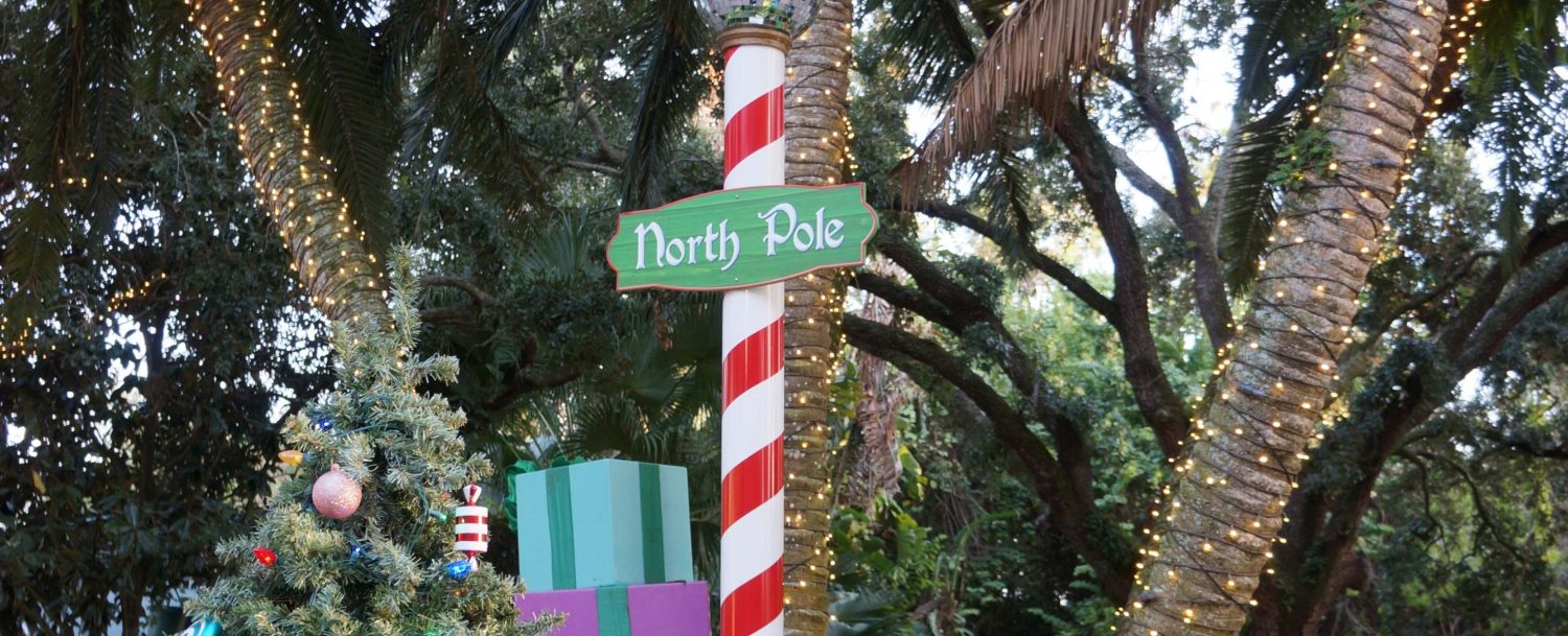Christmas sign in florida